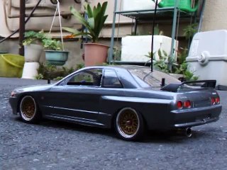 TAMIYA 1-10 RC BNR32 burnout