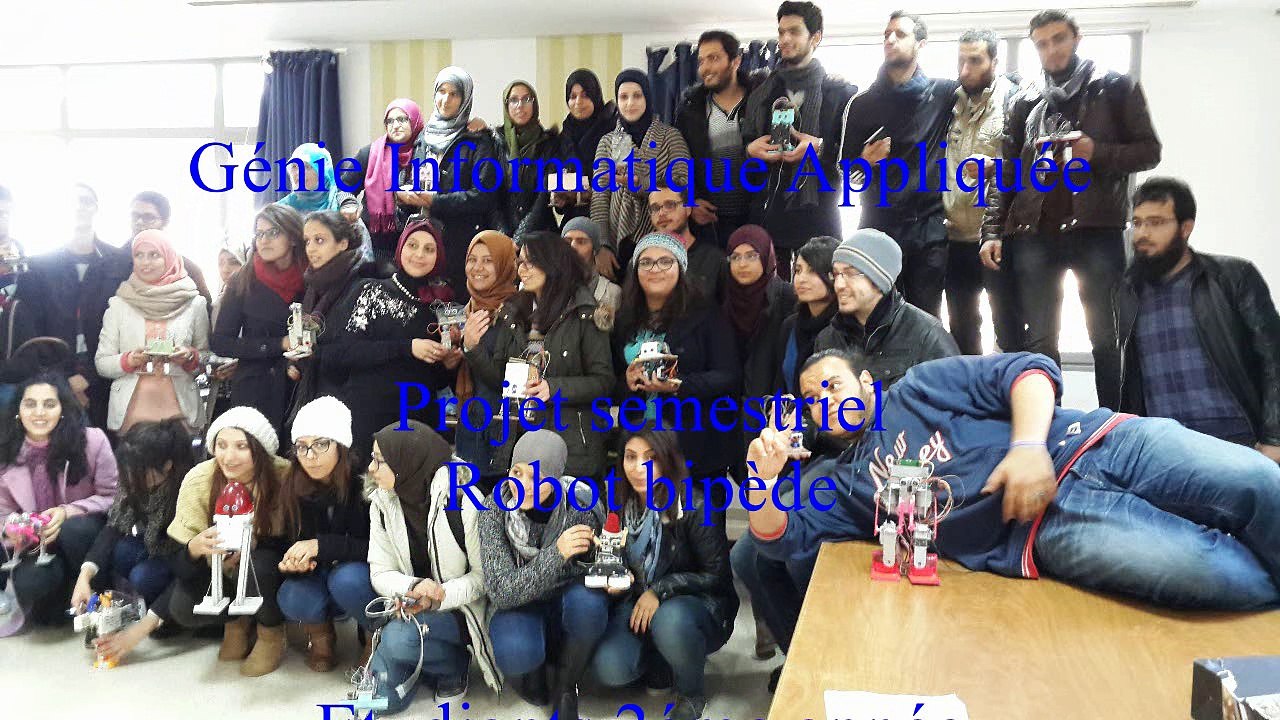 PS2015-2016: Projet semestriel Robot bipède avec STM32F4 Discovery