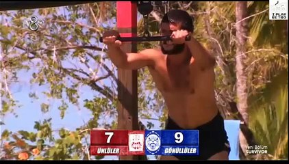 Survivor  Dokunulmazlık Oyunu Gönüllüler kazandı 3 Nisan (Comic FULL HD 720P)