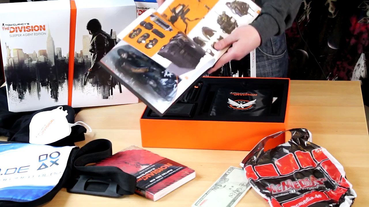 Tom Clancy The Division Sleeper Agent Edition Unboxing PS4
