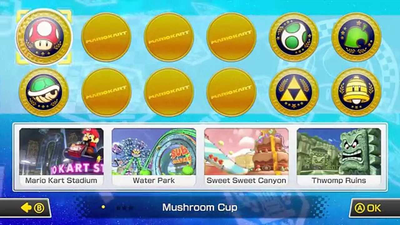 Let's Play Mario Kart 8 - 50cc Mushroom Cup - (1)