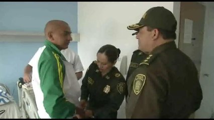 Policía colombiano liberado por ELN, con buena salud tras 13 días secuestrado