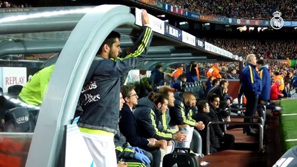 La réaction de Zidane sur le banc et dans le vestiaire après sa victoire contre le Barça
