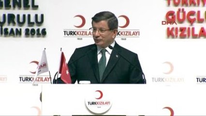 Cumhurbaşkanı Erdoğan ve Başbakan Davutoğlu Kızılay Genelkurulu'nda Konuştu-3
