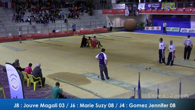 Finale tir de précision Féminin, France Tirs, Sport Boules, Dardilly 2016