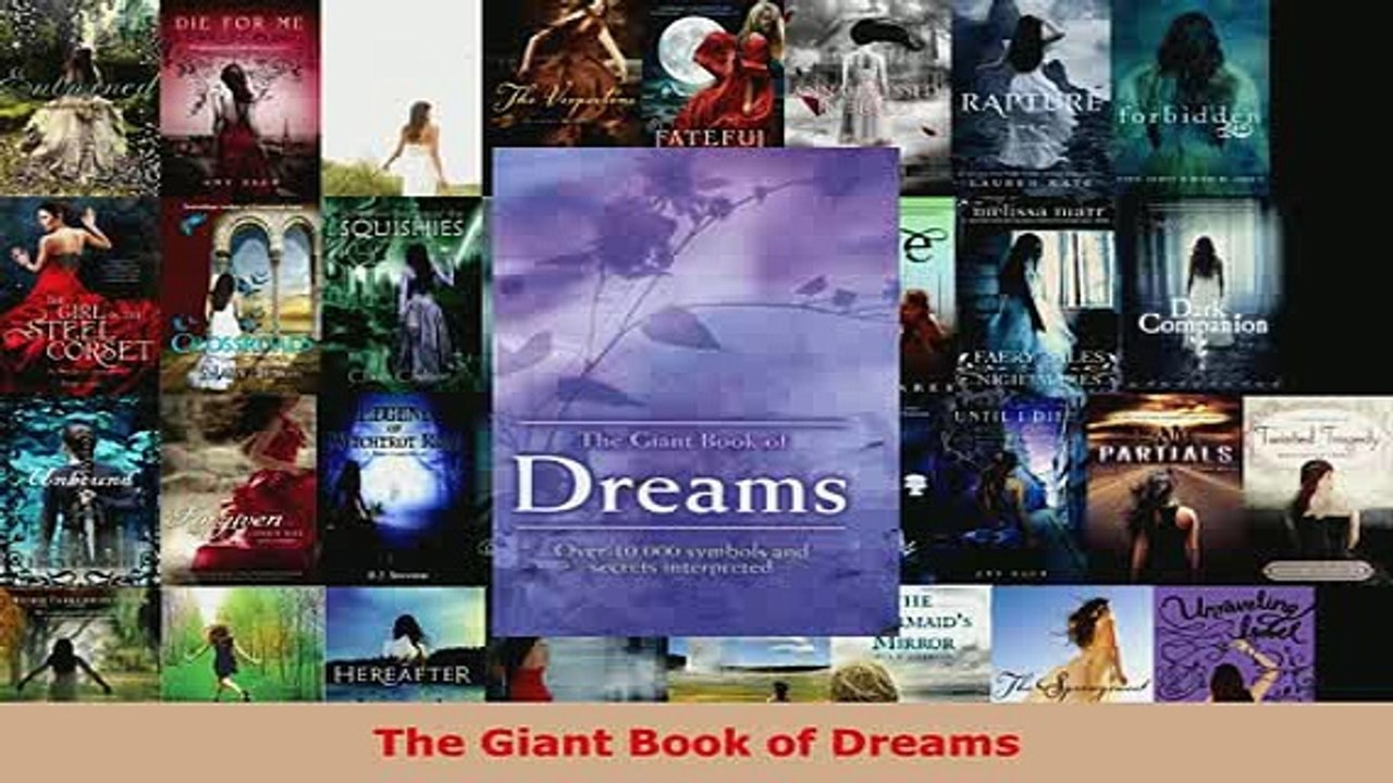 PDF  The Giant Book of Dreams Read Online