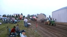 ih 1066 Tractor pulling 1st hook Wellsburg