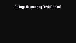 Read College Accounting (12th Edition) Ebook Free