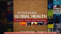 Free   Introducing Global Health Practice Policy and Solutions Read Download