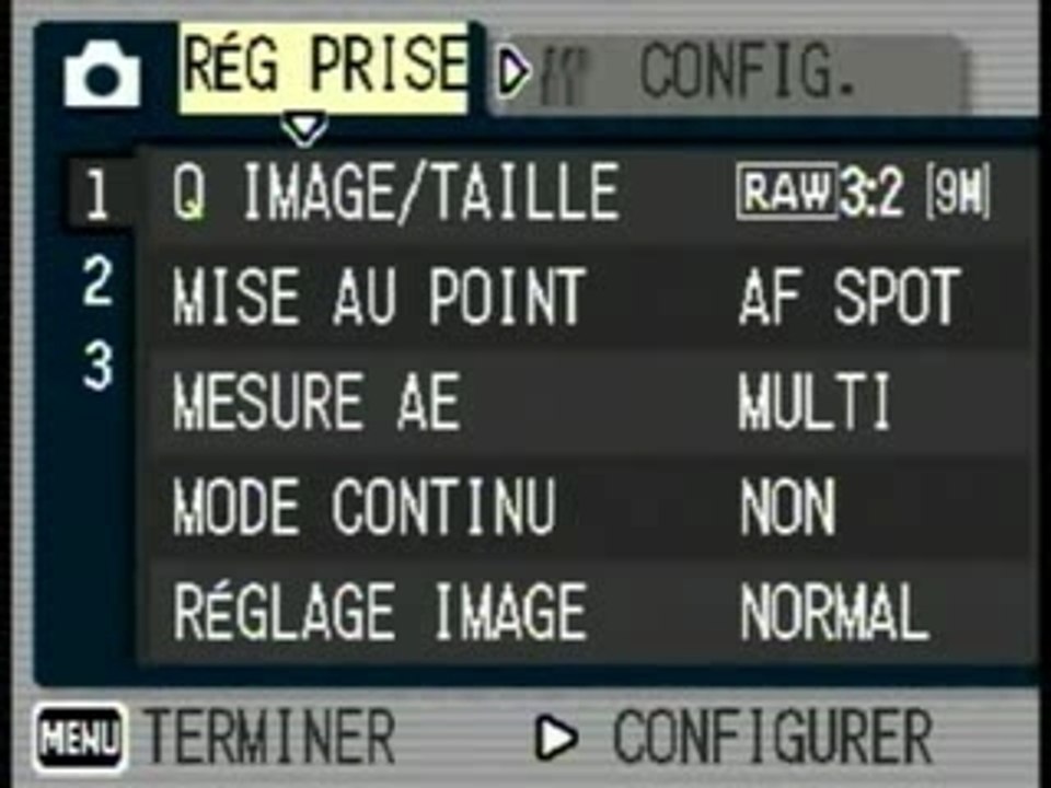 Ricoh-gx100-menus