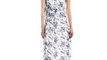 Jessica Simpson Women's Printed Chiffon Maxi, Print, 6