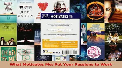Read  What Motivates Me Put Your Passions to Work Ebook Free