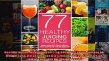 Read  Healthy Juices  77 Healthy Juicing Recipes Detox Juicing for Weight Loss Detox Cleanse  Full EBook