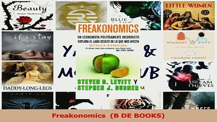 Read  Freakonomics  B DE BOOKS Ebook Free