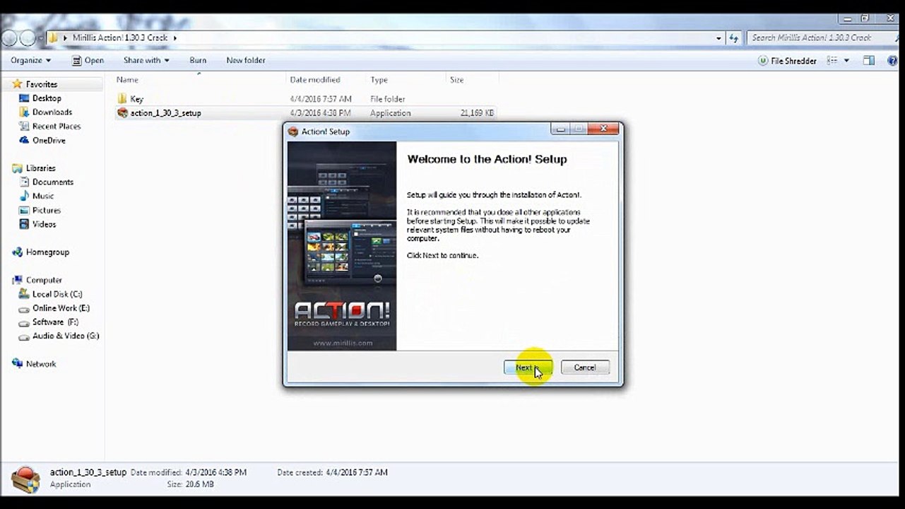 Mirillis Action! 1.30.3 Crack