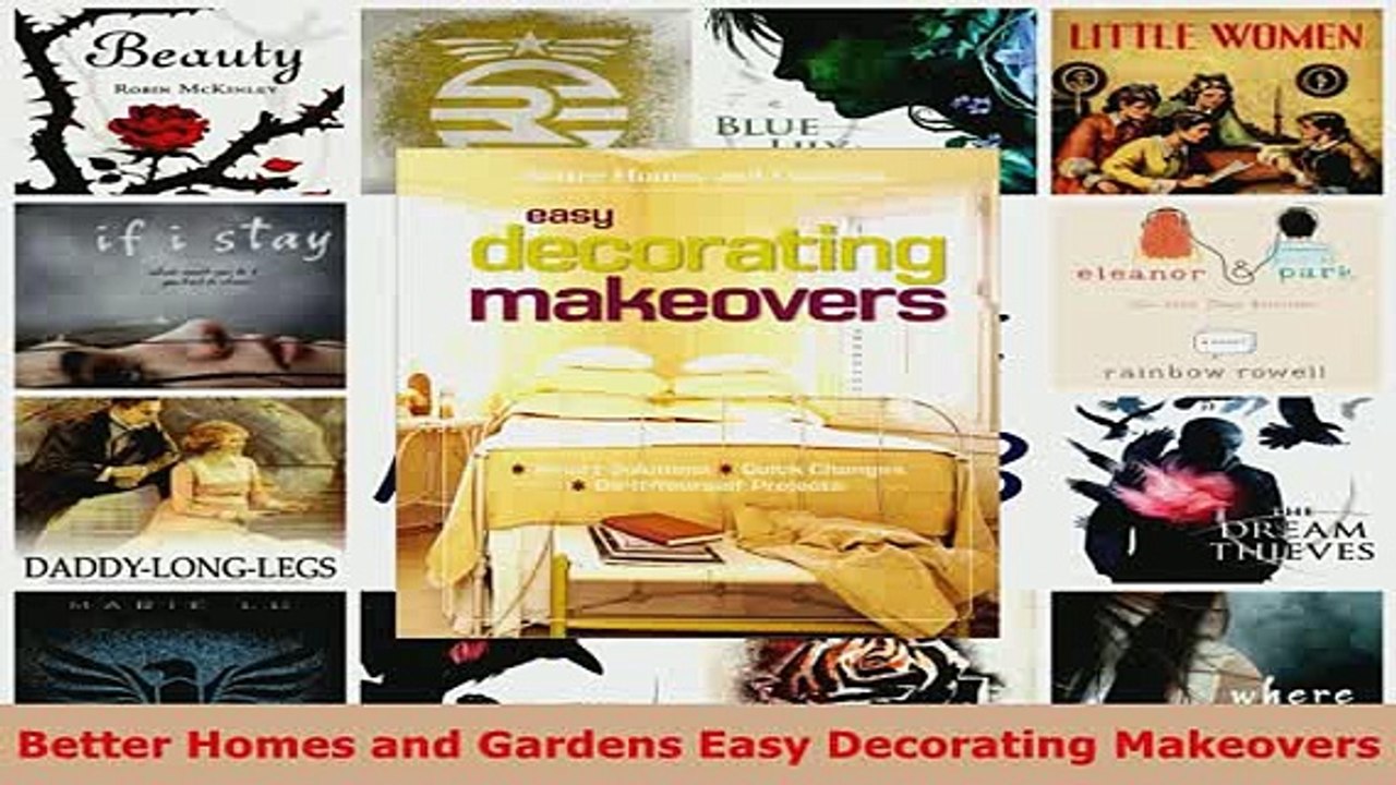 PDF  Better Homes and Gardens Easy Decorating Makeovers  Read Online
