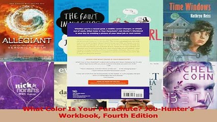 Download  What Color Is Your Parachute JobHunters Workbook Fourth Edition Ebook Online