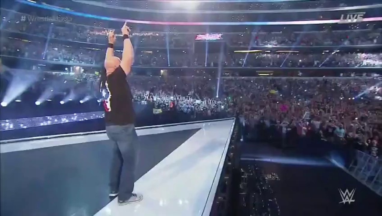 Shane Michals,Stone Cold and Mick Foley in WWE WrestleMania 32