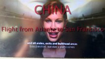 Flight to China ATL-SFO, Atlanta to San Francisco, Delta Airlines Boeing 767- Full Flight  HD