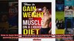 Download  How to Gain Weight and Muscle on a Liquid Diet A simple guide to gaining weight and Full EBook Free