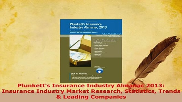 Download Plunketts Insurance Industry Almanac 2013 Insurance Industry Market Research Statistics PDF Online