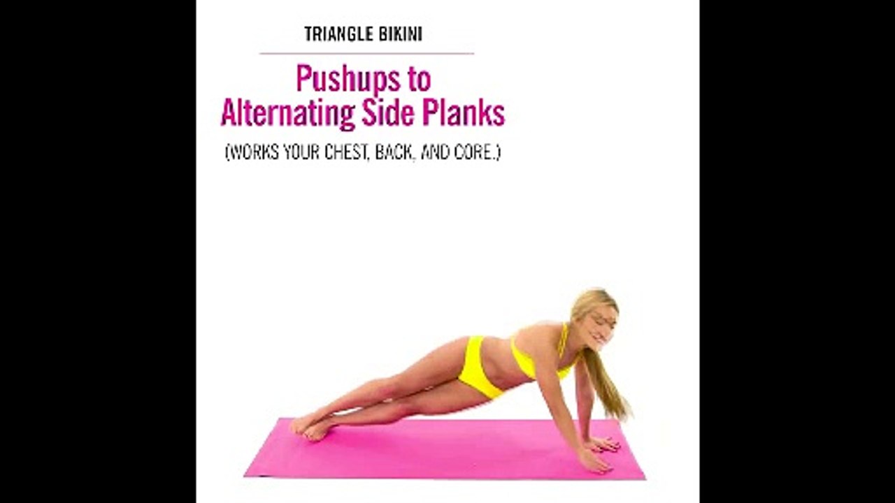 Bài tập thể dục giúp chị em tự tin diện mọi kiểu bikini
