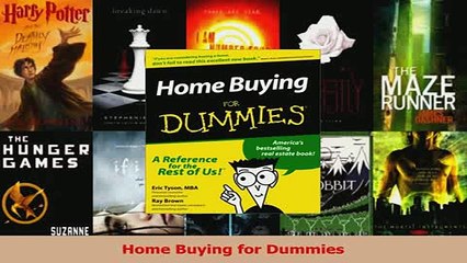 Read  Home Buying for Dummies Ebook Free