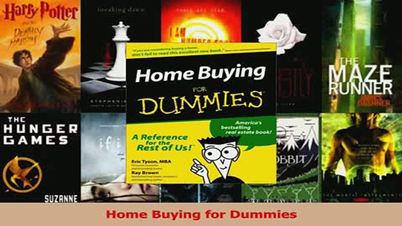 Read  Home Buying for Dummies Ebook Free