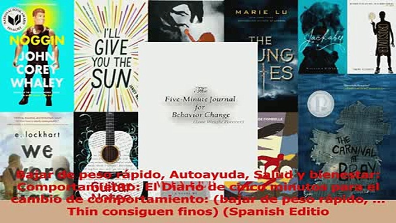 PDF  Bajar de peso rápido Autoayuda Salud y bienestar Comportamiento El Diario de cinco Read Full Ebook