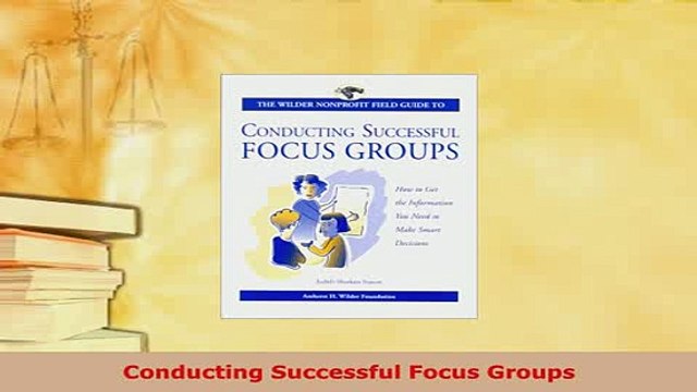 PDF Conducting Successful Focus Groups Read Online