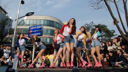 160402 오마이걸 OH MY GIRL - CUPID 큐피드 (홍대게릴라공연) 직캠 fancam by zam