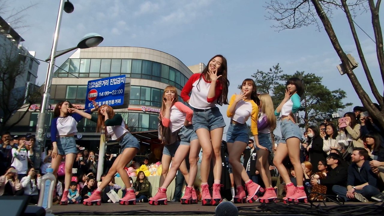 160402 오마이걸 OH MY GIRL - CUPID 큐피드 (홍대게릴라공연) 직캠 fancam by zam