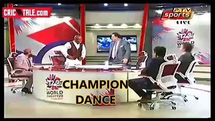 Brain Lara Champion Dance on  Game on hai  After West Indies Win in T20 World Cup 2016   YouTube