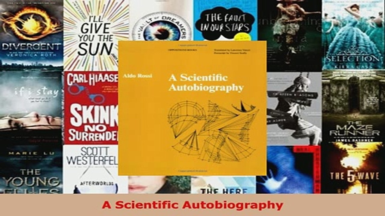 PDF  A Scientific Autobiography  EBook