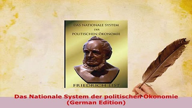 PDF Das Nationale System der politischen Ökonomie German Edition PDF Online