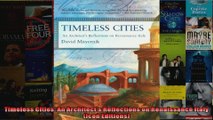 Timeless Cities An Architects Reflections on Renaissance Italy Icon Editions