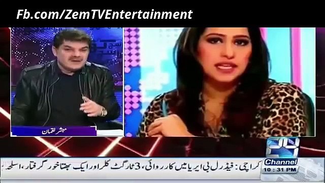 Mubashir Lucman Praising Dr Amir Liaquat in Khara Sach Latest Episode 31st December 2015 - YouTube