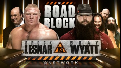 Bray Wyatt sets his sights on Brock Lesnar at WWE Roadblock  SmackDown, March 3, 2016
