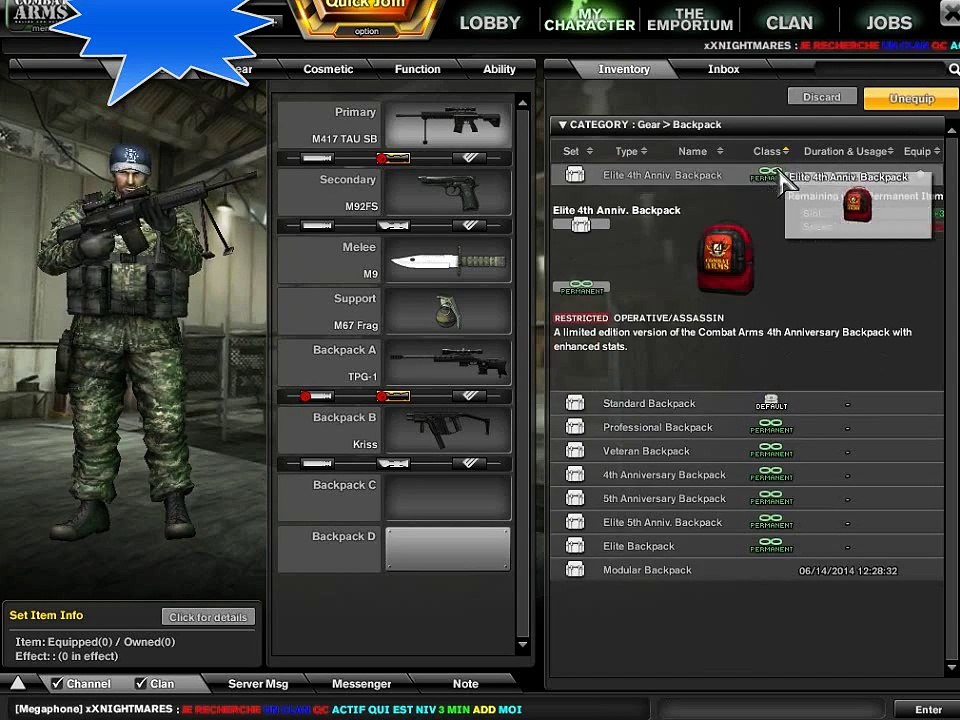 Buy Sell Accounts - Selling Combat arms Acc