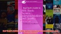 Free   Rad Techs Guide to MRI Basic Physics Instrumentation and Quality Control Read Download