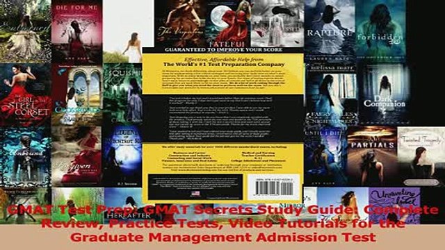 Read GMAT Test Prep GMAT Secrets Study Guide Complete Review Practice Tests Video Tutorials Ebook Free
