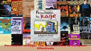 PDF  Permission to Rage The Book on How to Complain Effectively Read Full Ebook
