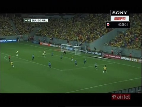 1-0 Douglas Costa Goal HD | Brazil v. Uruguay - WC Qualification 25.03.2016 HD