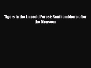 Read Tigers in the Emerald Forest: Ranthambhore after the Monsoon PDF Free