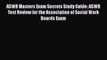 Download ASWB Masters Exam Secrets Study Guide: ASWB Test Review for the Association of Social