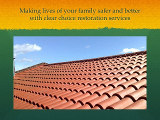 Clear Choice Restoration – Experienced Restoration Contractor in Minnesota, US