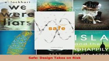 Download  Safe Design Takes on Risk  Read Online