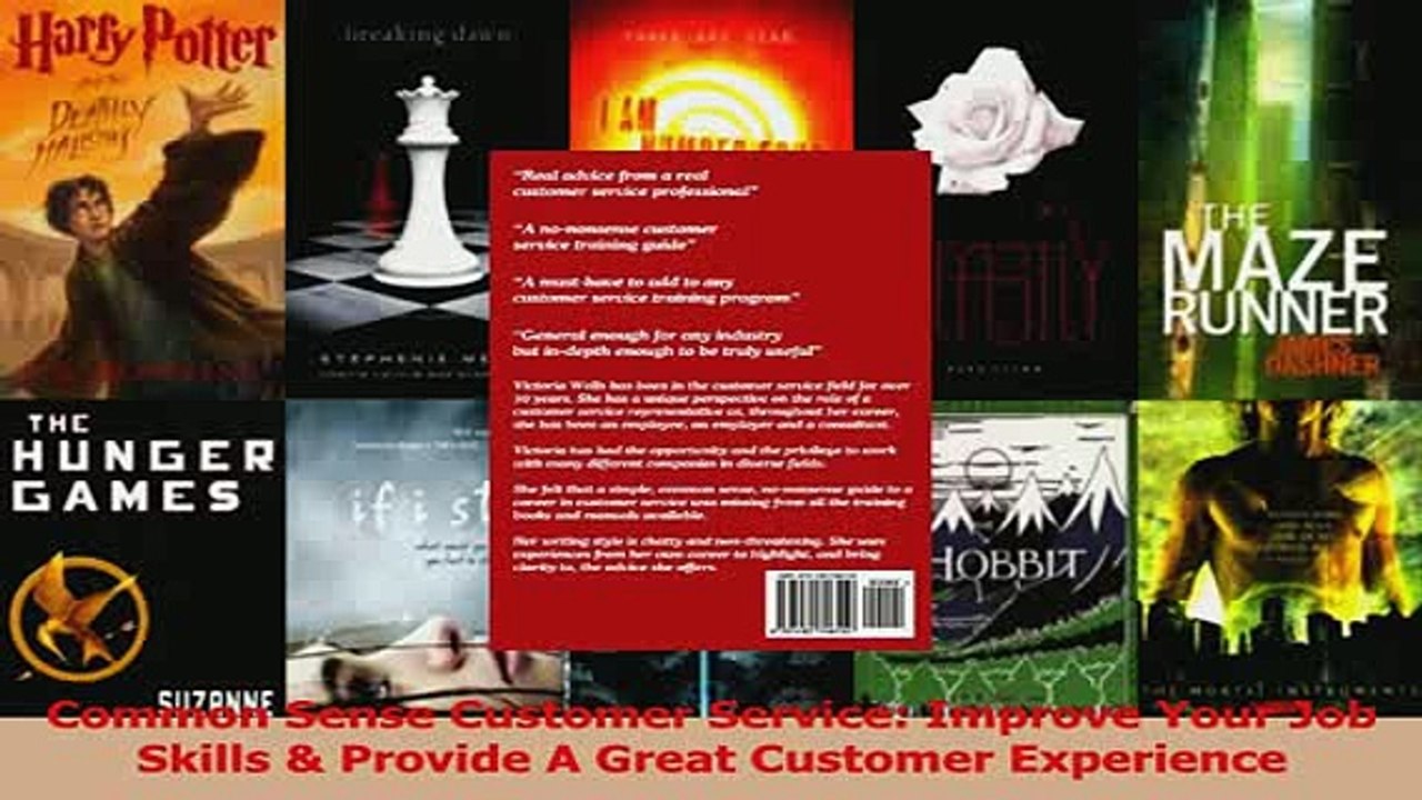 Read  Common Sense Customer Service Improve Your Job Skills  Provide A Great Customer Ebook Free