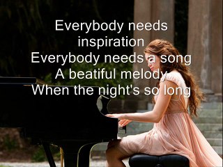 Miley Cyrus - When I Look At You ( lyrics )