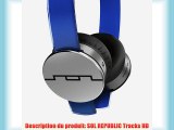 Sol Republic Tracks HD Casque Audio Arceau avec Microphone Bleu